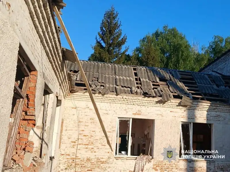 Російські дрони атакували школу на Чернігівщині: пошкодження, але без жертв
