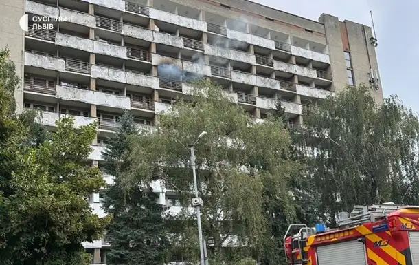 Пожежа у львівському готелі: шестеро постраждалих, серед них діти